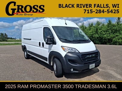 2025 RAM ProMaster 3500 Cargo Van Tradesman High Roof 159" WB w/Pass Seat