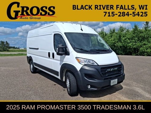 2025 RAM ProMaster 3500 Cargo Van Tradesman High Roof 159" WB w/Pass Seat